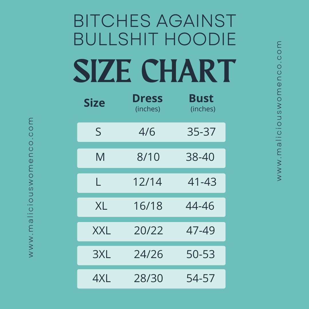 Bitches Against Bullshit Malicious Long - Sleeved T-Shirt Hoodie - Malicious Women Co. - Apparel